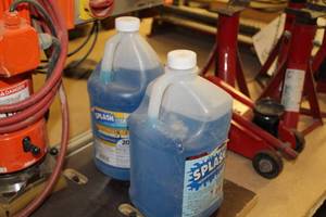 lot 63 image: Lot of (2) Windshield Washer Fluid 1-Gallon Plastic Bottle