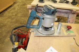 lot 109 image: Bosch 1600 Router, Attachment