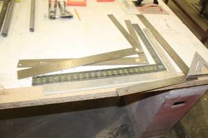 lot 698 image: Lot of (6) Framing Squares