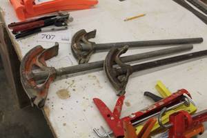lot 706 image: Lot of (3) Pipe Benders