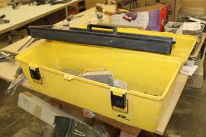 lot 766 image: 26x10x10 Tool Box, Hand Tools