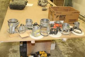 lot 177 image: Lot of (1 Box) Router Attachments