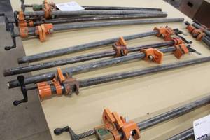 lot 773 image: Lot of (4) 36 Pipe Clamps