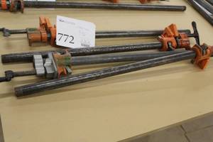 lot 772 image: Lot of (4) Pipe Clamps