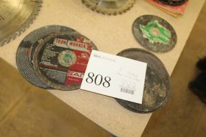 lot 808 image: Lot of (7) Metal Cutting Wheels