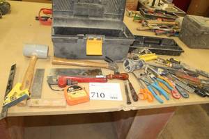 lot 710 image: Tool Box, Hand Tools