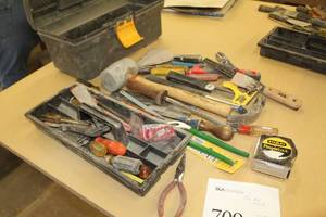 lot 709 image: Tool Box, Hand Tools