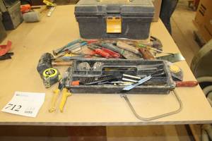 lot 712 image: Tool Box, Hand Tools