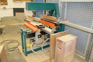lot 19 image: Adwood Detel M-2H Horizontal Boring Machine  - 22 spindles per head. 5mm bits included