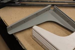 lot 820 image: Lot of (6) 13x8-12 Countertop Brackets
