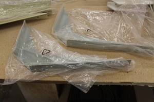 lot 823 image: Lot of (2) 19x12 Countertop Brackets