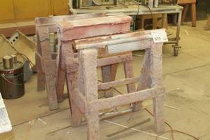 lot 855 image: Lot of (3) Sawhorses