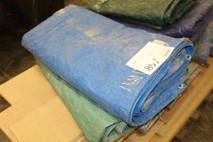 lot 897 image: Lot of (3) Tarps