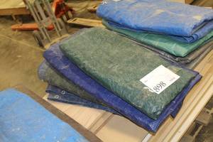 lot 898 image: Lot of (4) Tarps