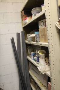 lot 665 image: Screws, Electrical Boxes, Electrical Switches, Parts, PVC and Corners, etc