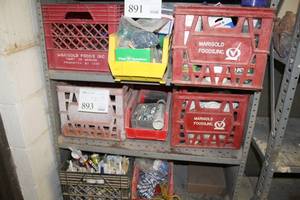 lot 893 image: Misc. Parts, Caulk, Rope, Screws