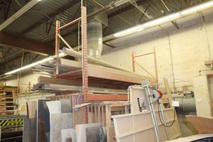 lot 287 image: Lot of (2) 36x12 Pallet Racking Uprights