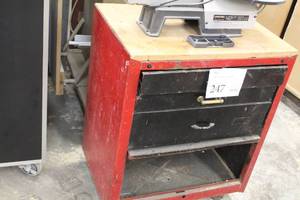 lot 247 image: MetalWood Rolling Workstation