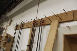 lot 401 image: Bar Clamp Rack