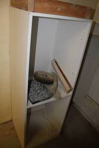 lot 434 image: 22x20x62 Shelving Unit, Hardware