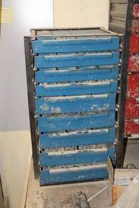 lot 439 image: Parts Organizer Cabinet, Hardware