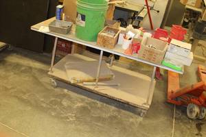 lot 396 image: MetalWood Utility Cart