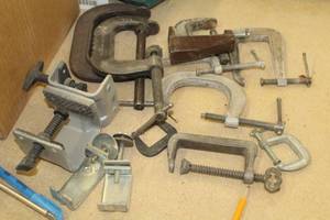 lot 444 image: Lot of (12) Assorted Clamps