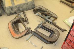 lot 445 image: Lot of (9) C-Clamps