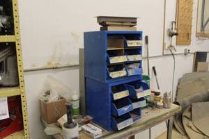 lot 458 image: Parts Organizer Bins, Hardware