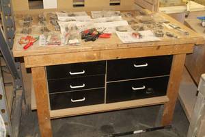 lot 479 image: Wood Work Desk