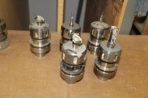lot 482 image: Lot of (5) Router Tool Heads, Collets, Bits for Weeke CNC Machine
