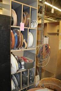 lot 596 image: PVC Edging, Storage Rack