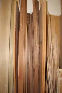 lot 599 image: Walnut, Cherry Lumber