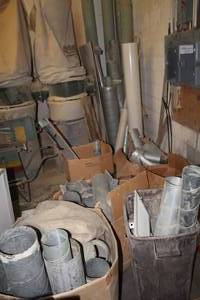 lot 1004 image: Assorted Fitting & Pipe for Dust Collection System