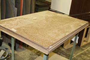 lot 1014 image: Lot of (14) 41x29 Peg Board Panels