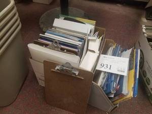 lot 931 image: Lot of (2 Boxes) Print Labels, Note Pads