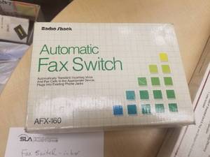 lot 939 image: Automatic FAX Switch (in box)