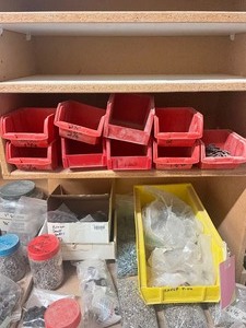 lot 1053 image: Hardware - Screws, Washers, Pins, Clips
