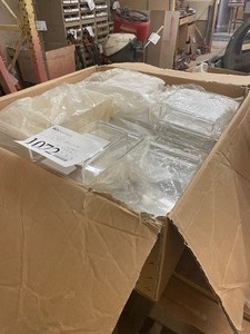 lot 1072 image: Lot of (32) Wall-Mount Brochure Holders