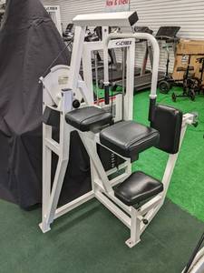lot 5 image: Cybex tricep extension with 130 pou...