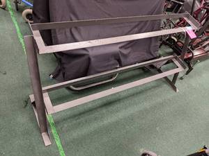lot 65 image: Dumbell rack measures 5 feet wide...