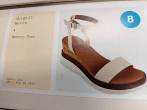lot 84 image: a new day new ladies sandals Abigai...
