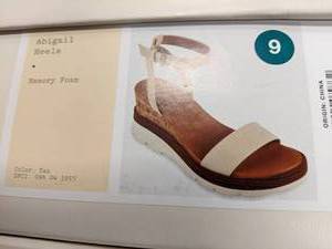 lot 89 image: a new day new ladies sandals Abigai...
