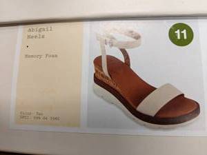 lot 91 image: a new day new ladies sandals Abigai...