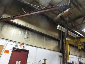 lot 6 image: Jib Crane 14 Ton, Budgit Hoist