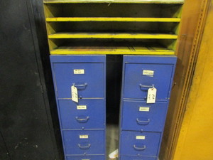 lot 88 image: Filing Cabinets, Metal Shelf