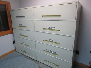 lot 103 image: Lateral Files, Two 4-Drawer