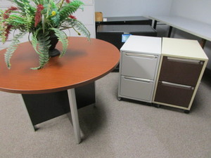 lot 110 image: Table, Files