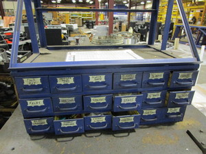lot 127 image: Parts Cabinet - Wall Mount
