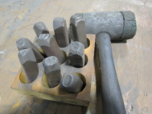 lot 137 image: Number Punch Set
